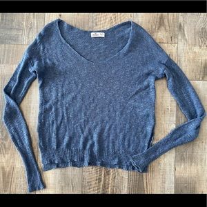 Beautiful Blue V-Neck Sweater
